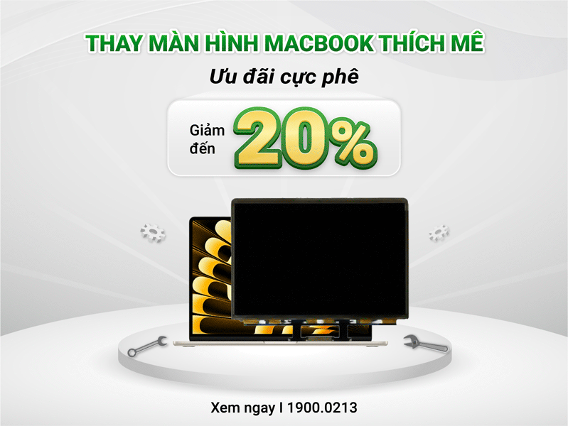 sửa màn hình macbook bao nhiêu tiền