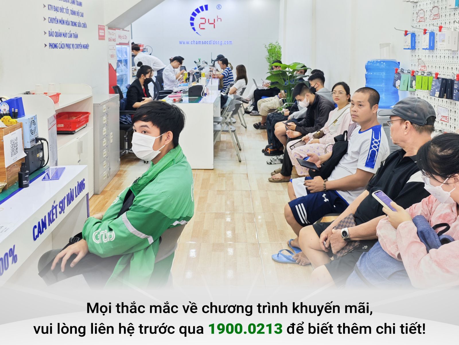 khách hàng sửa chữa tại 24h