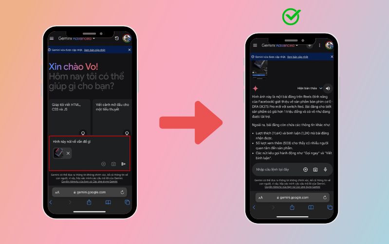Gemini Advanced: Công cụ chụp ảnh lấy thông tin nhanh chóng