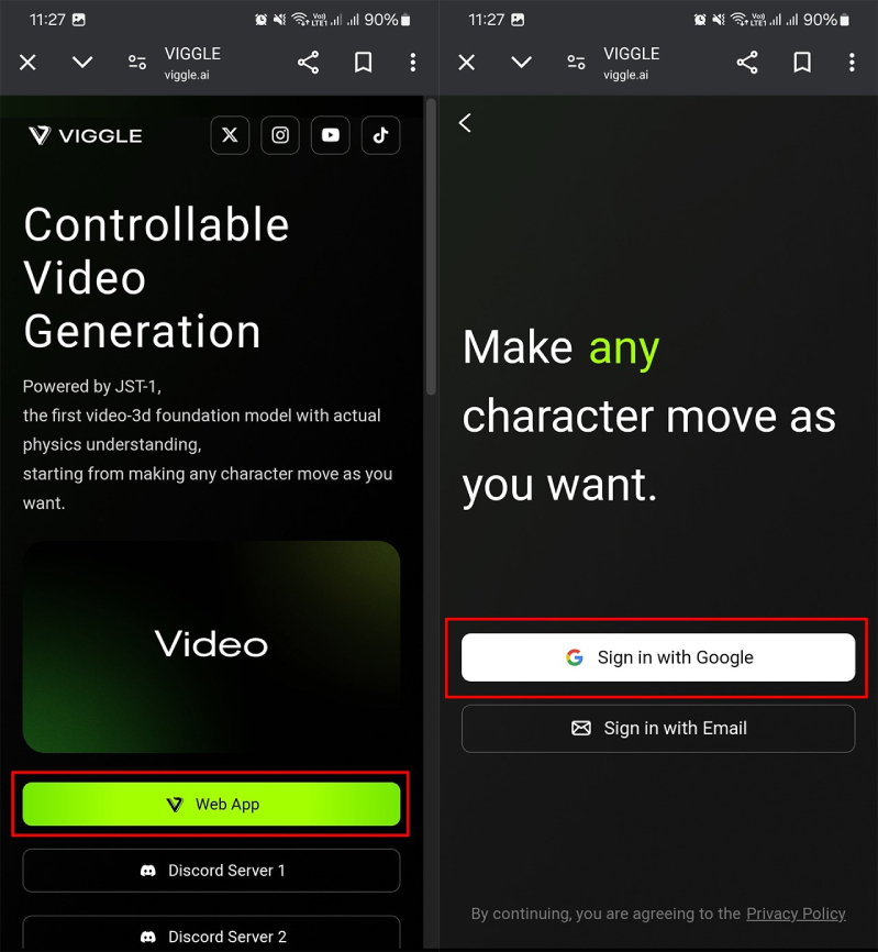 Cách dùng Viggle AI để Truy cập nhanh Viggle AI - Tạo video AI từ ảnh