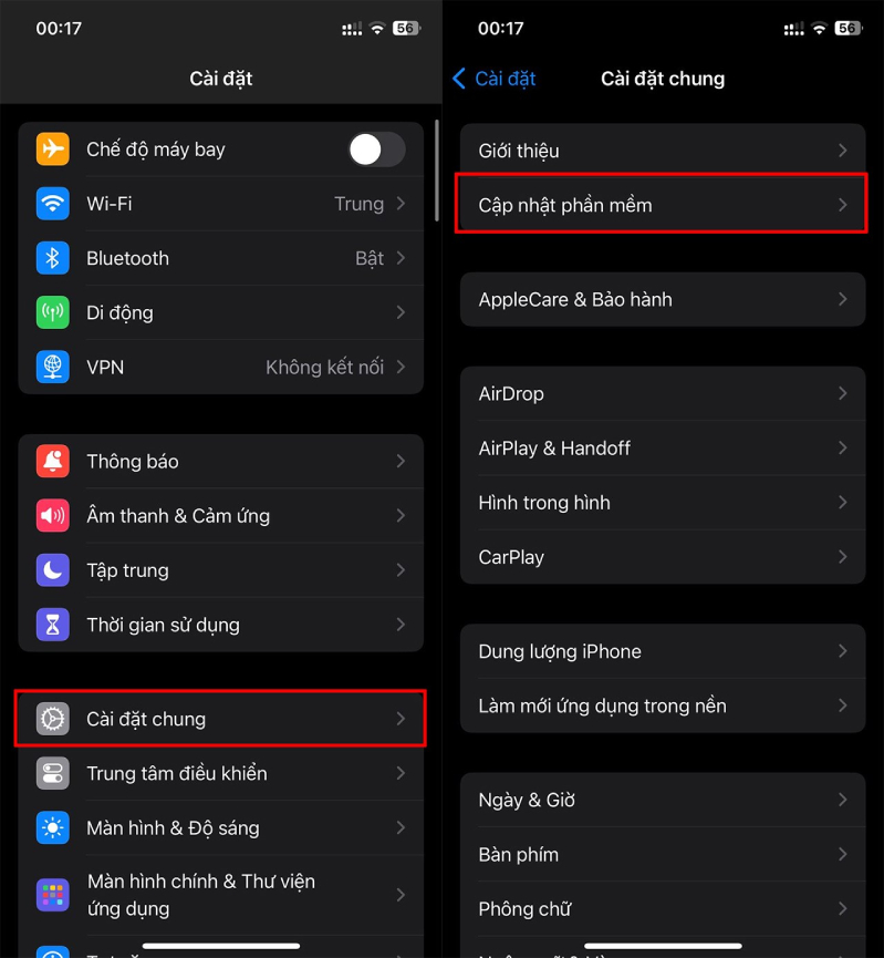 Bước 1: cập nhật iOS 18 Beta 