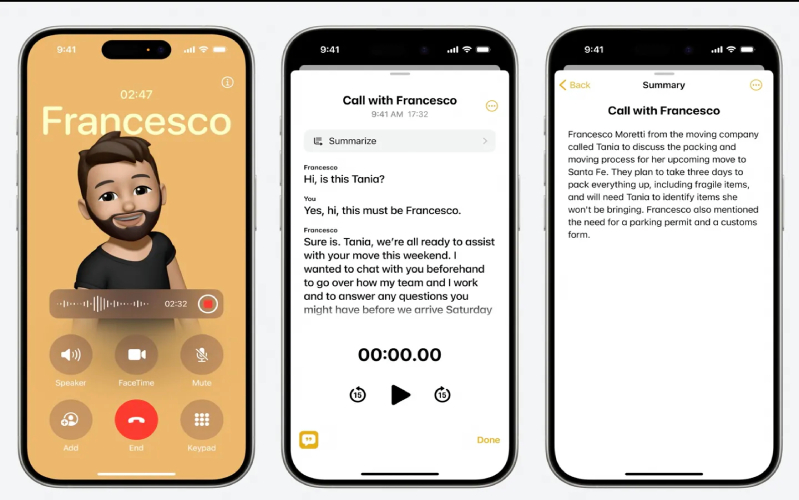Cách ghi âm cuộc gọi trên iPhone với iOS 18