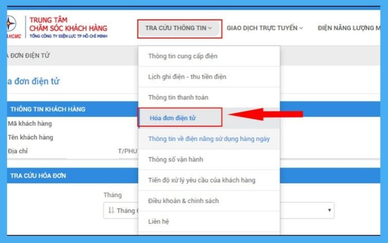 cách tra cứu số điện tiêu thụ Theo dõi lượng điện tiêu thụ trên website