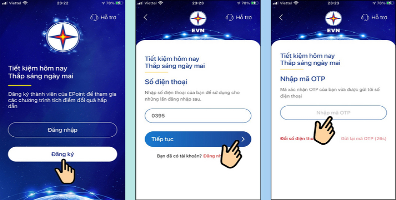 cách tra cứu số điện tiêu thụ Tải ứng dụng Epoint EVN về máy