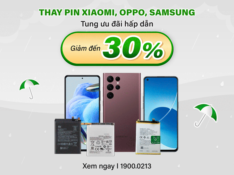 thay pin điện thoại android