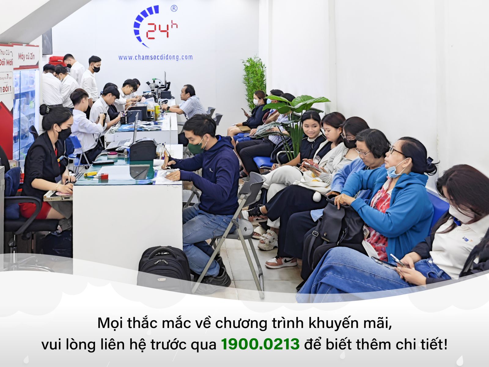 khách hàng sửa chữa tại 24h