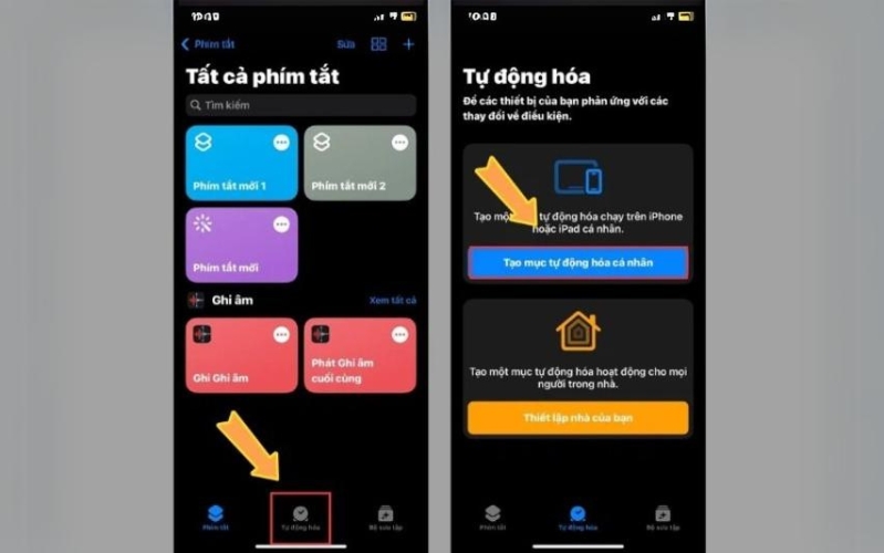 Bước 1, bước 2 cách bật tính năng NFC trên iPhone