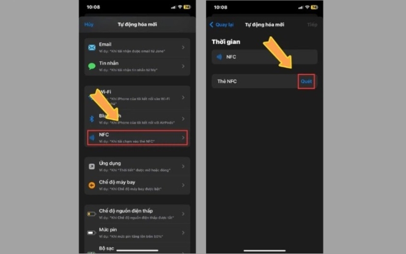 Bước 3 cách bật tính năng NFC trên iPhone