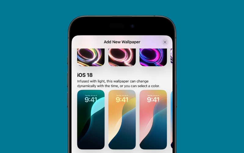 Apple vừa bổ sung hình nền tự động thay đổi theo thời gian