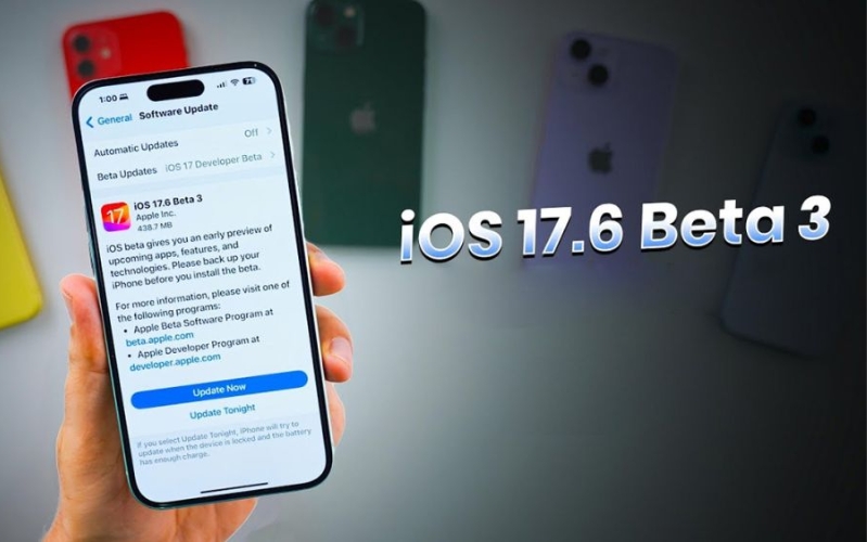 Apple ra mắt Public Beta 3 cho iOS 17.6 iOS 17.6 tập trung vào vá lỗi nhằm mang đến trải nghiệm ổn định và mượt mà hơn, cải thiện hiệu năng để tối ưu hóa hiệu suất hoạt động, tăng cường bảo mật và bổ sung tính năng mới.