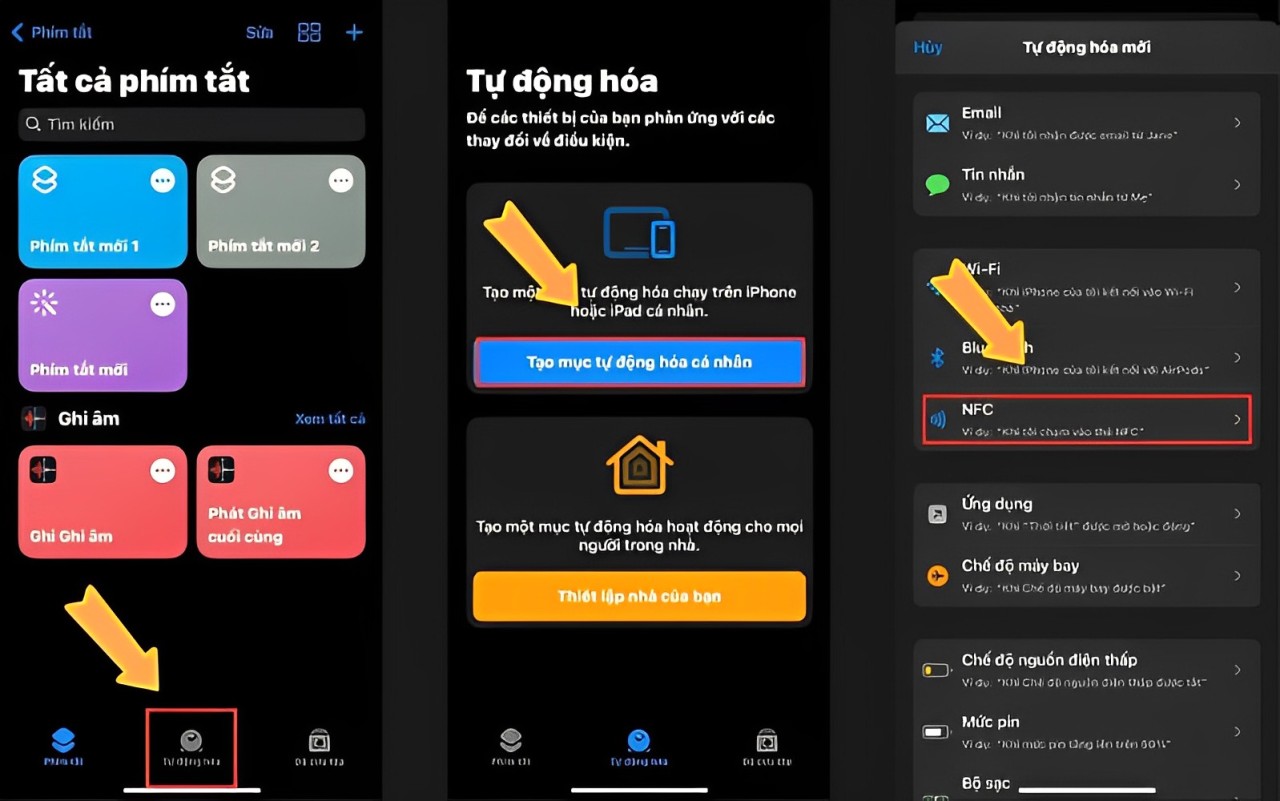 điện thoại hỗ trợ nfc