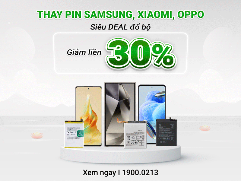 thay pin điện thoại android