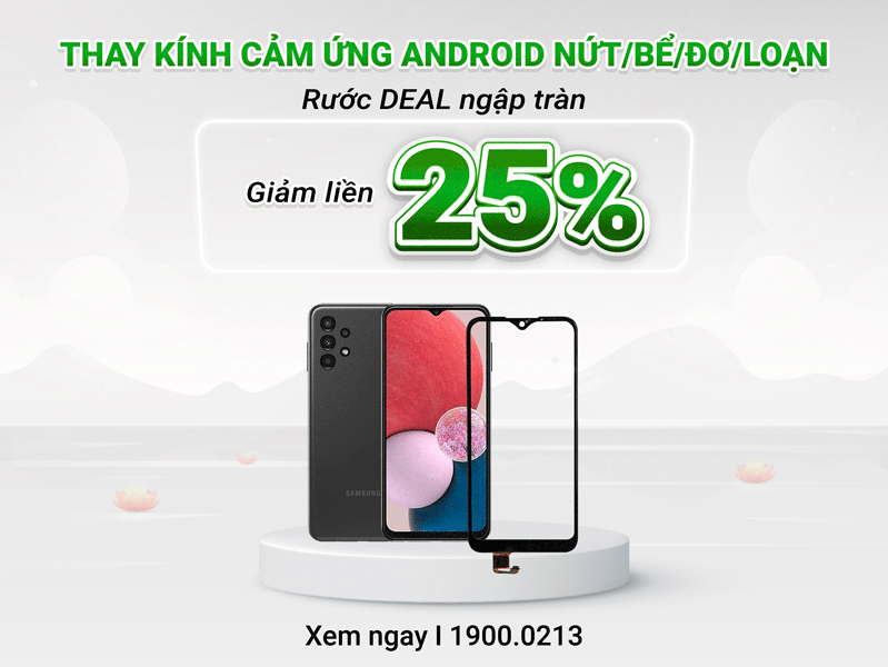 thay kính cảm ứng điện thoại android