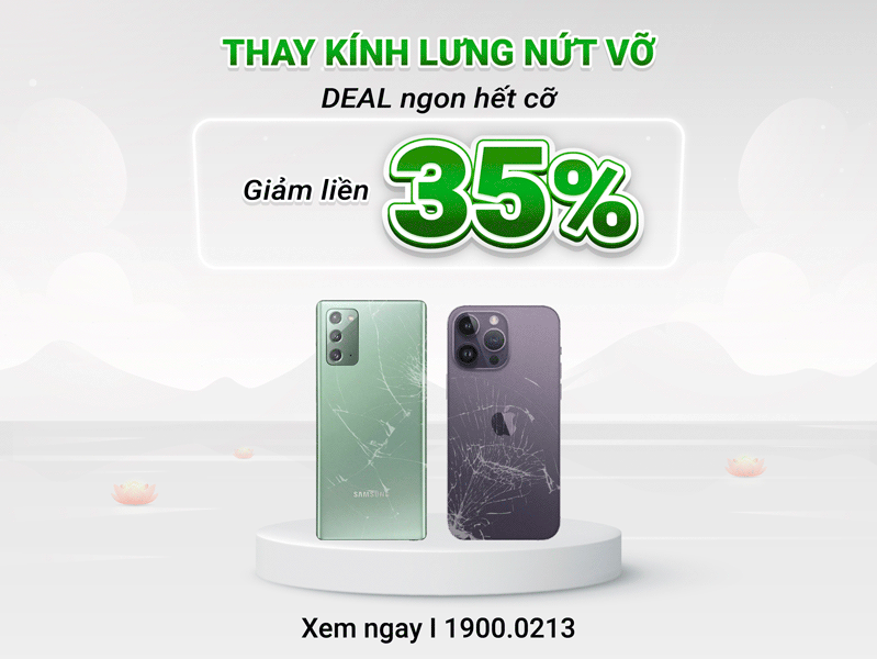 thay kính lưng iPhone giá cực ưng