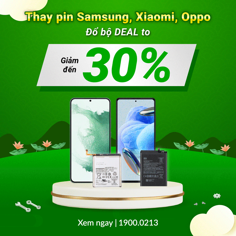 thay pin điện thoại android