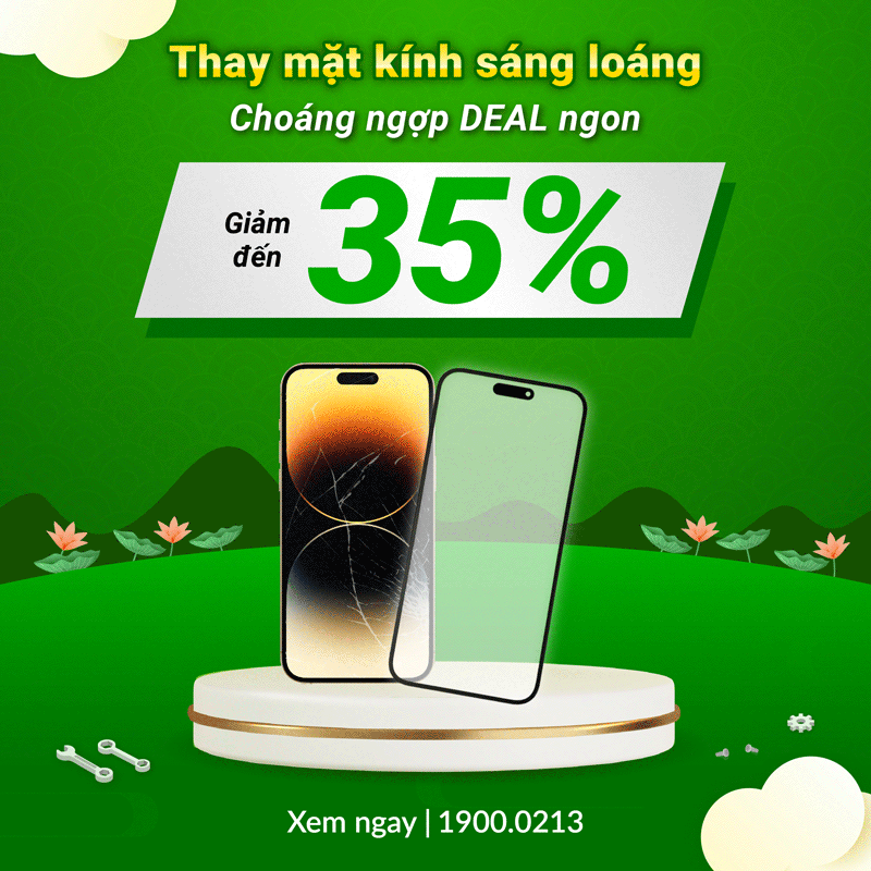 thay mặt kính iPhone uy tín