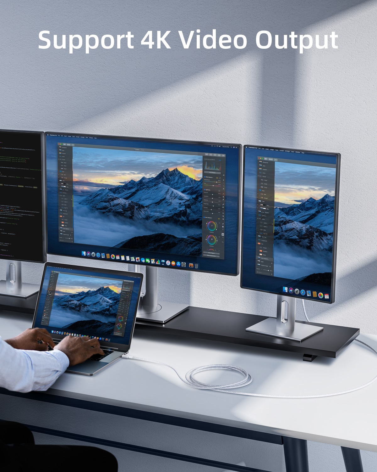 Cáp C to C Innostyle Powerflex 100W/10GBPS 4K/60HZ ICC200AL Hỗ trợ xuất video 4K chất lượng cao