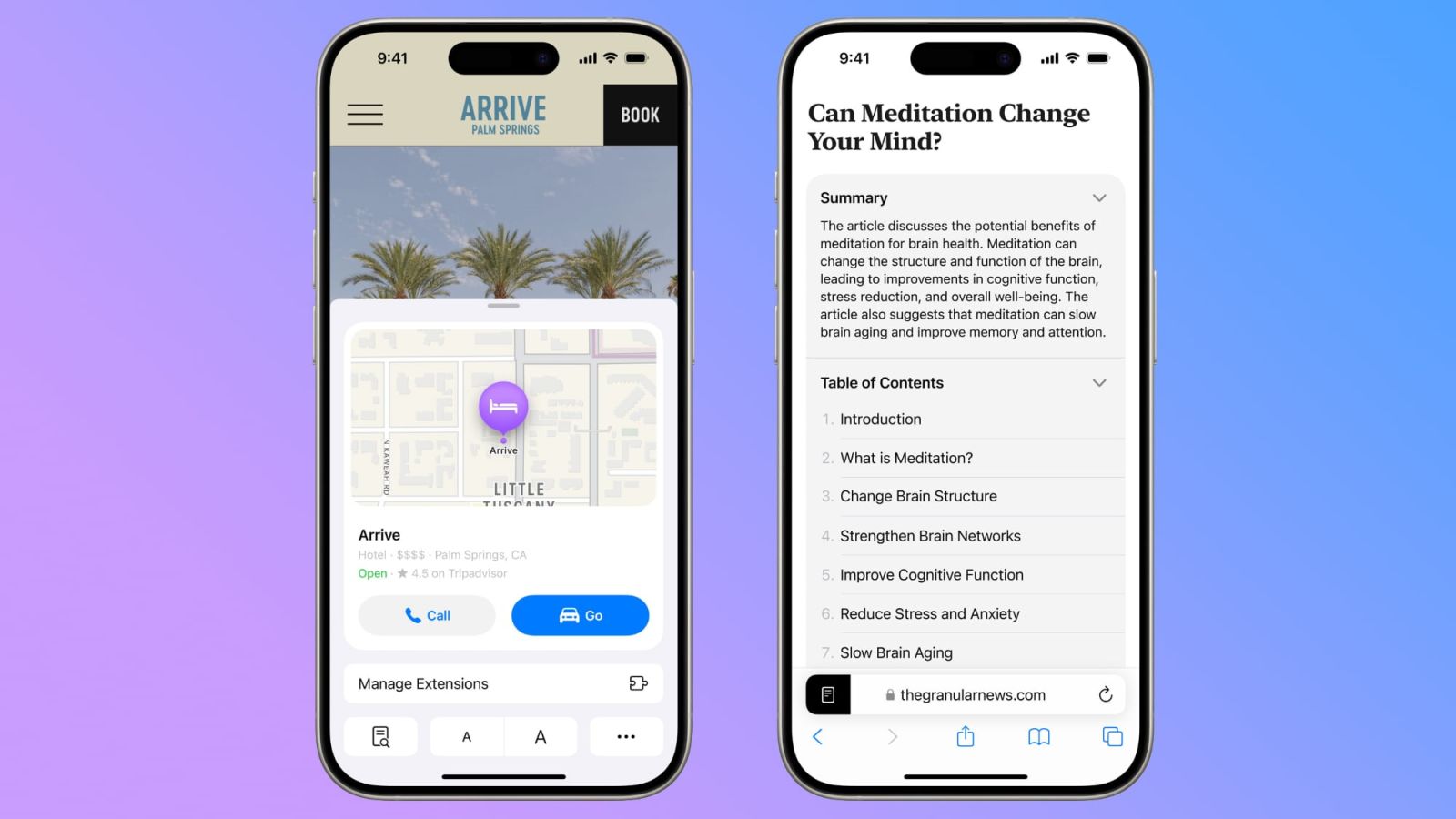 Safari trên iOS 18