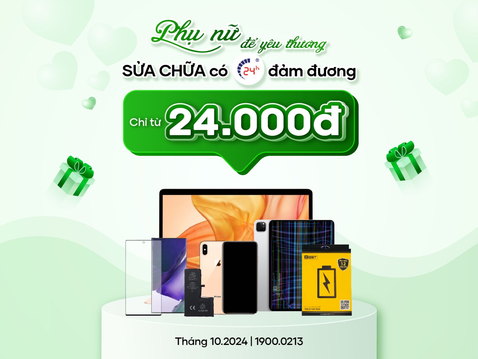 uu dai sua chua thang 10