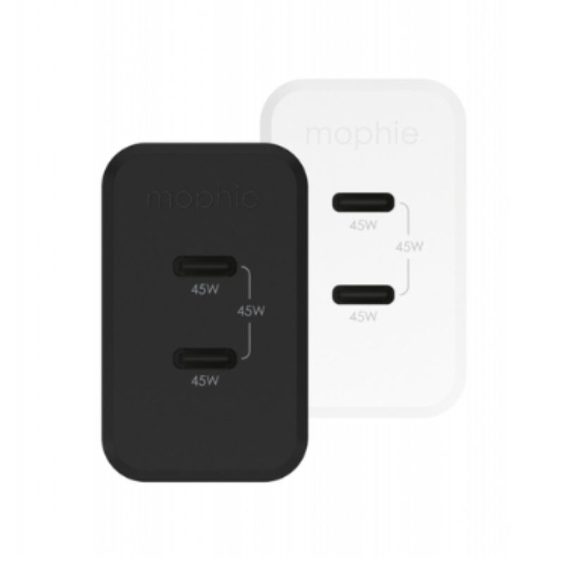 Cốc sạc Mophie Essentials PD 45W 2C GaN Thiết kế cốc sạc Mophie Essentials PD 45W 2C GaN
