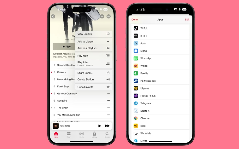 Cải tiến Apple Music iOS 18.1 beta 6