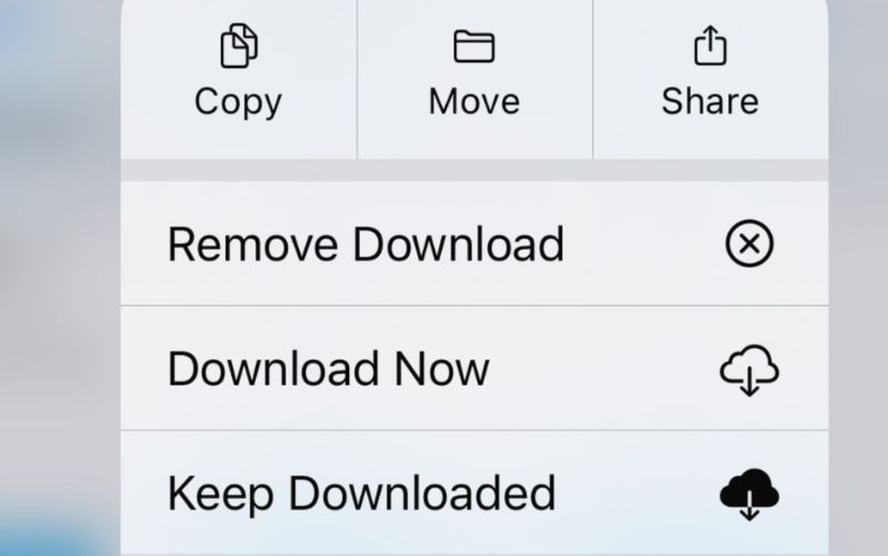 Thay đổi tính năng Tệp trên iPadOS 18