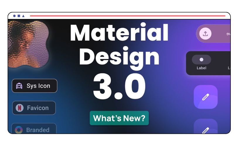Thiết kế hiện đại, gọn gàng theo tiêu chuẩn Google Material Design 3