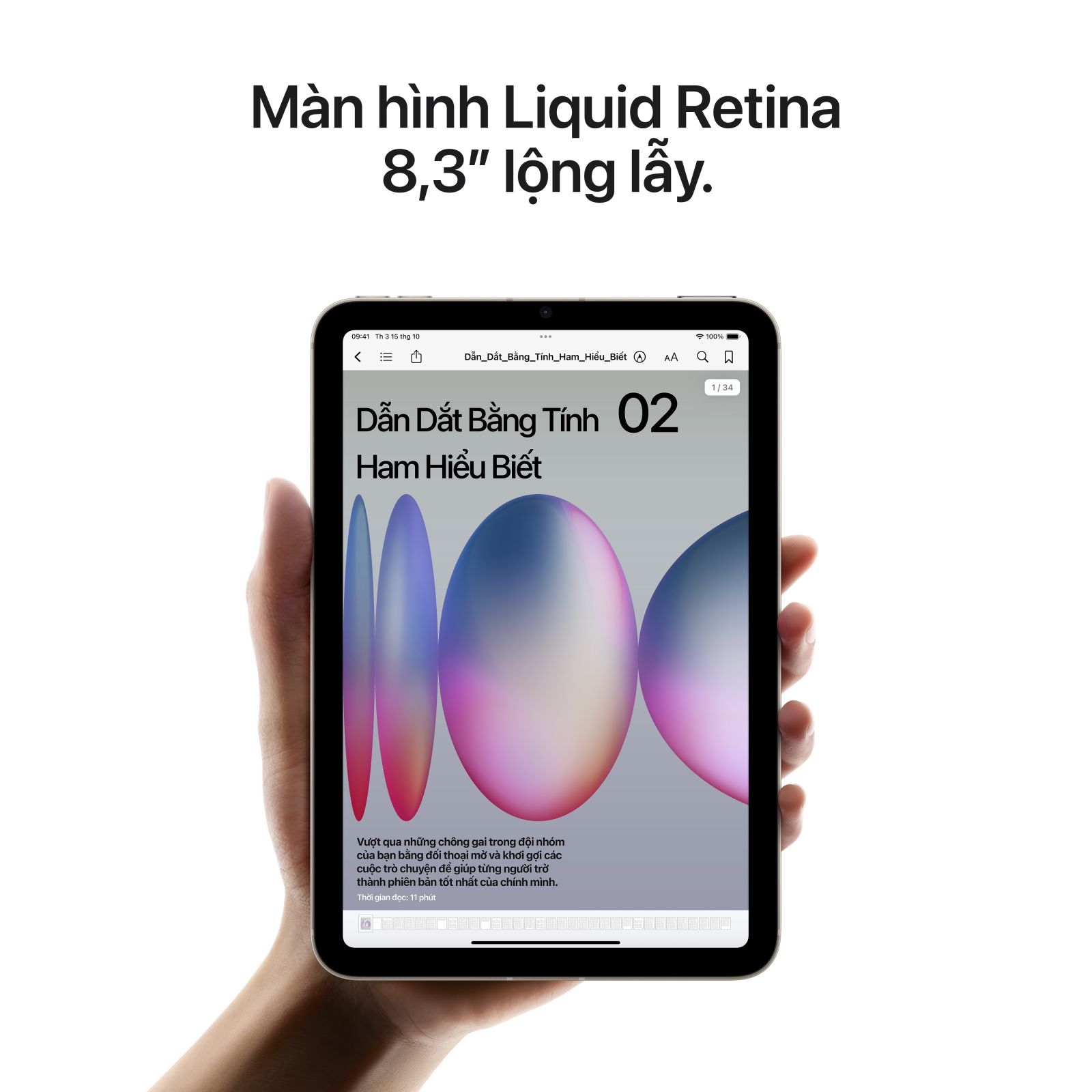 Thiết kế iPad mini 7 Wifi 2024