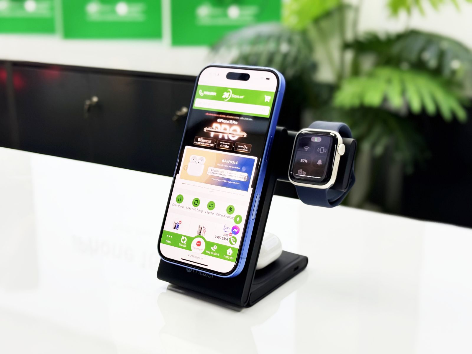 Sạc được nhiều thiết bị cùng lúc