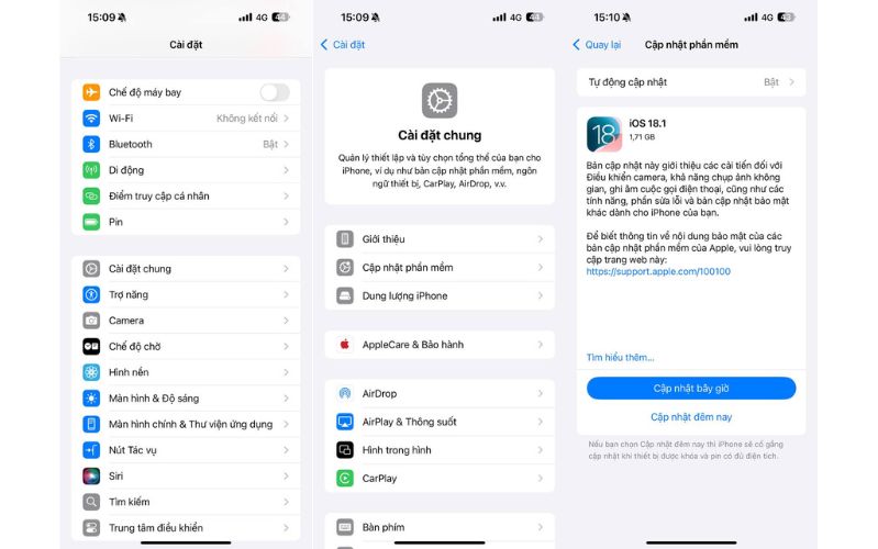Kiểm tra phiên bản iOS của bạn