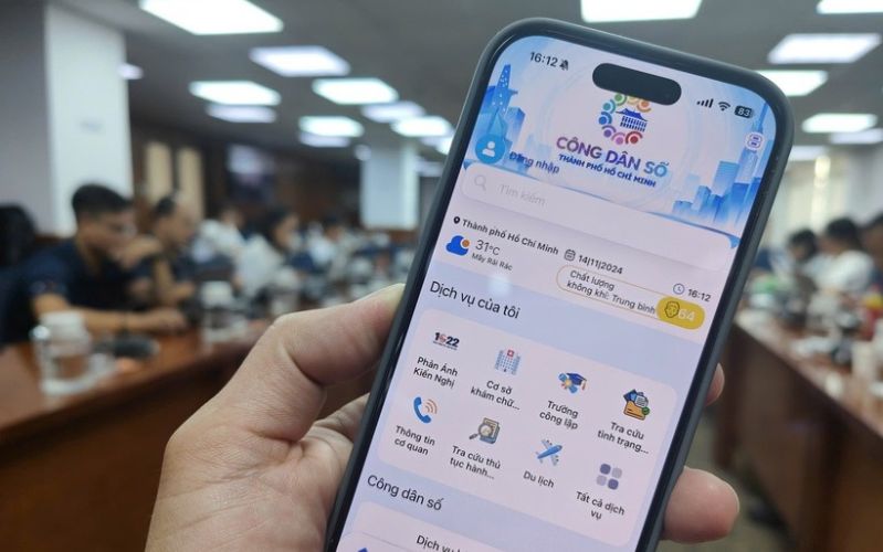 Ứng dụng Công dân số Thành phố Hồ Chí Minh