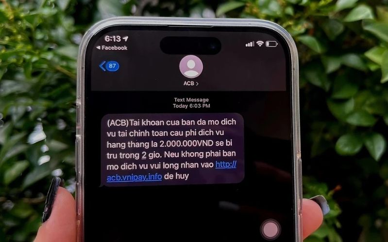 Ngừng gửi tin nhắn SMS và email có chứa đường link