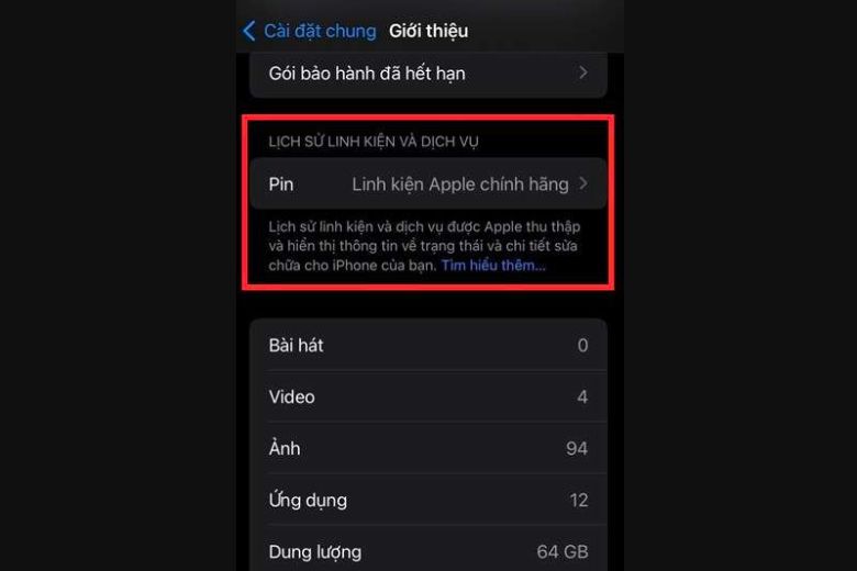 Kiểm tra linh kiện chính hãng