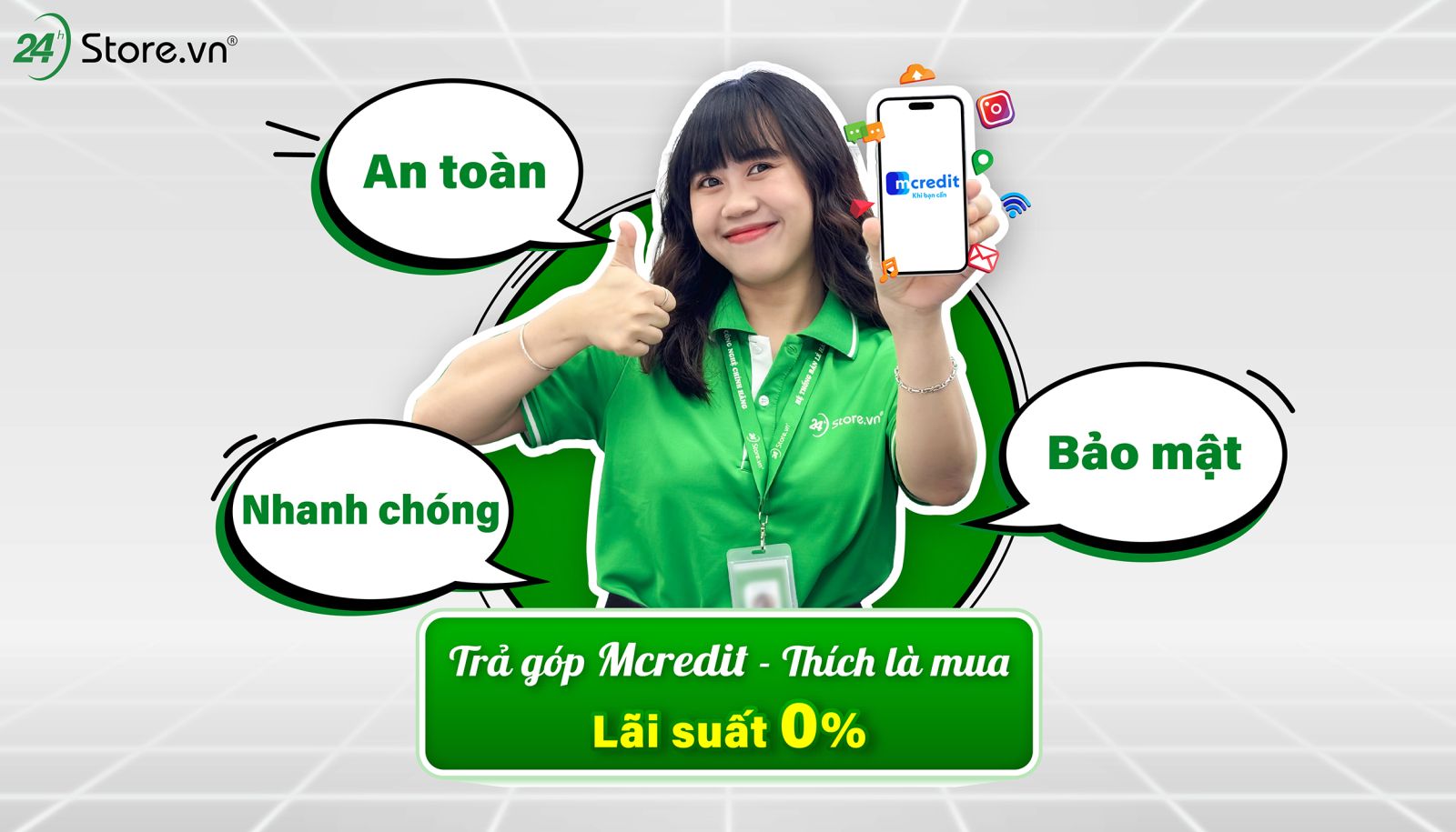 Trả góp Mcredit - Thích là mua Lãi suất 0% Trả góp Mcredit - Thích là mua Lãi suất 0%
