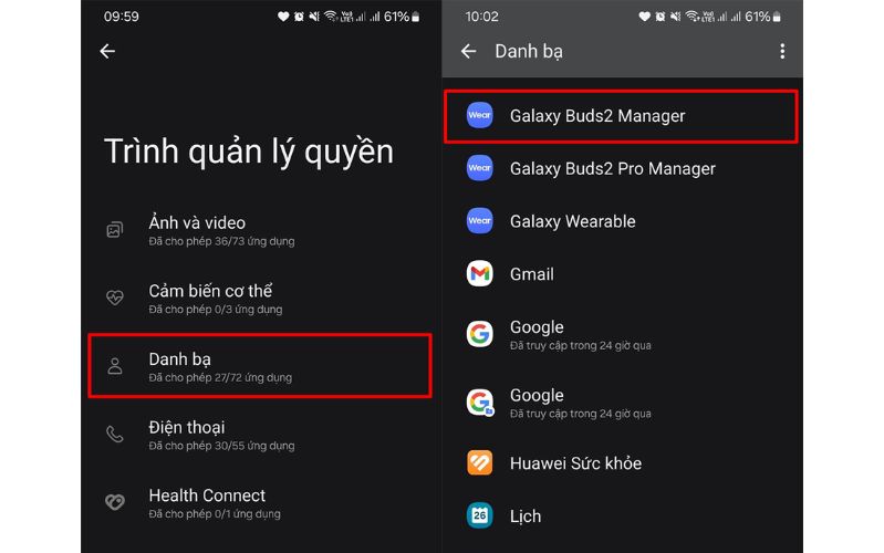 Cách tắt quyền truy cập danh bạn nhanh chóng