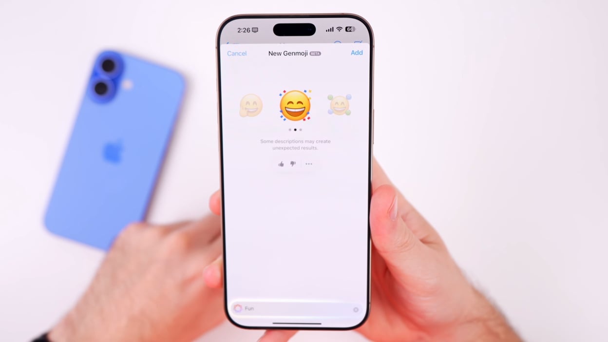 2. Tính năng mới trên Image Playground và Genmoji