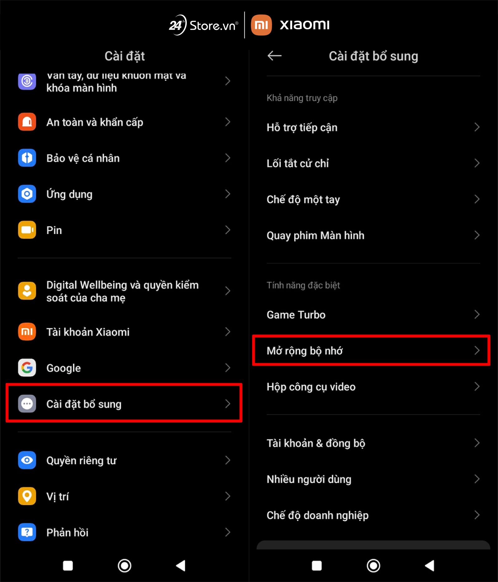 Mẹo mở thêm 4GB RAM ảo trên Redmi 14C cực đơn giản