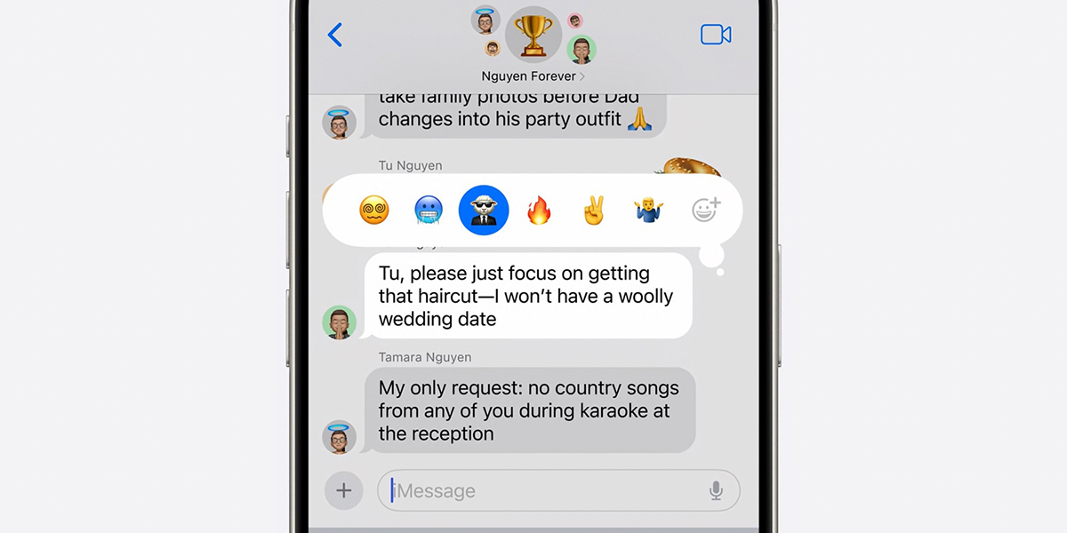 1. Genmoji – Biểu tượng cảm xúc cá nhân hóa 