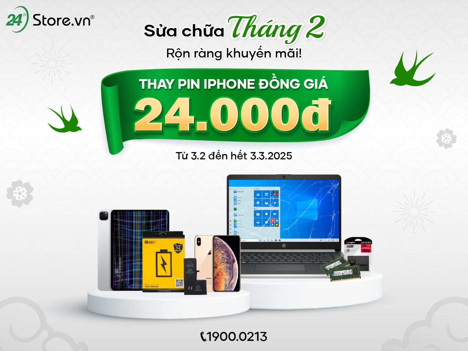 uu dai sua chua thang 2