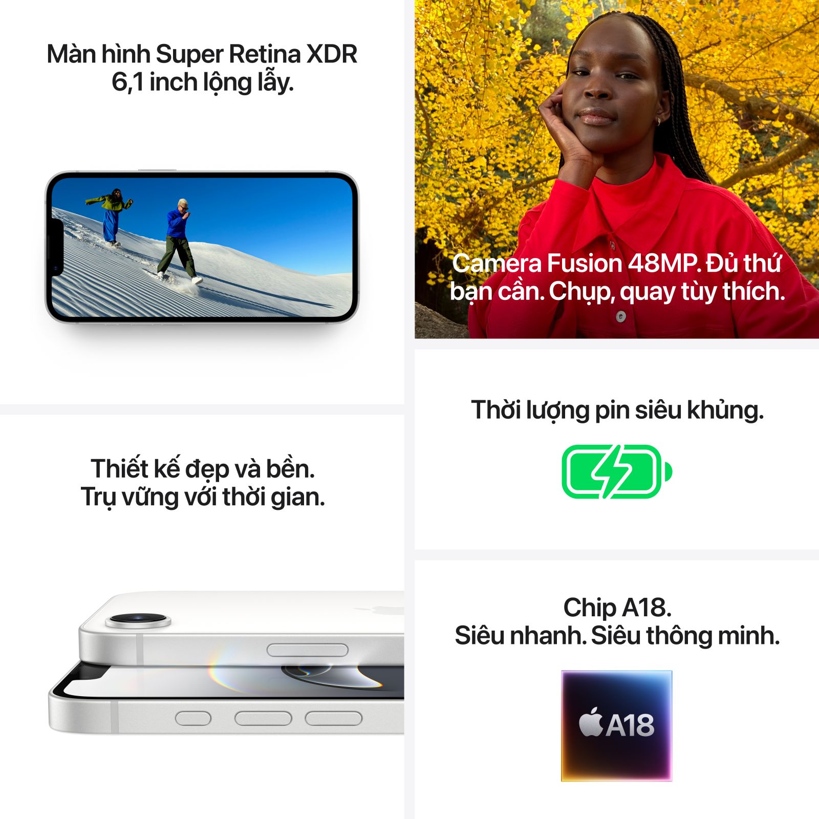 3.8 Khả năng chống nước và bụi trên iPhone 16e 256GB