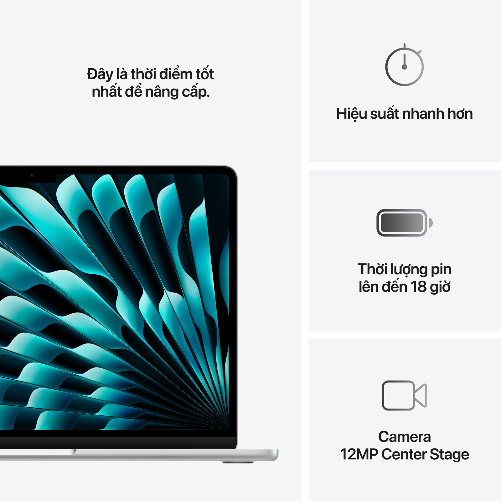 3.7. Thời lượng pin ấn tượng - MacBook Air M4 đồng hành cùng bạn suốt cả ngày