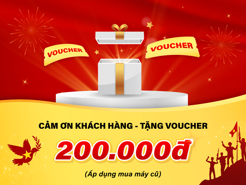 tặng voucher mua iphone cũ