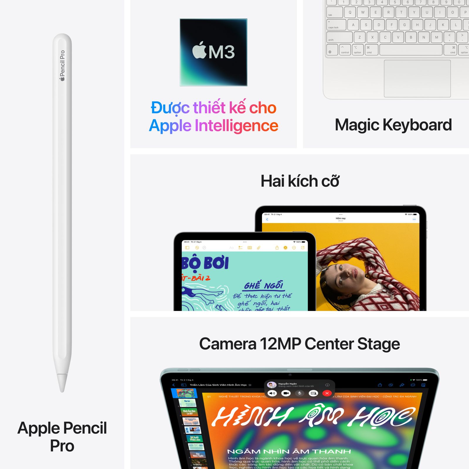 iPad Air 7 M3 2025 13 inch Wifi Cellular 1TB | Chính hãng Apple Việt Nam 4