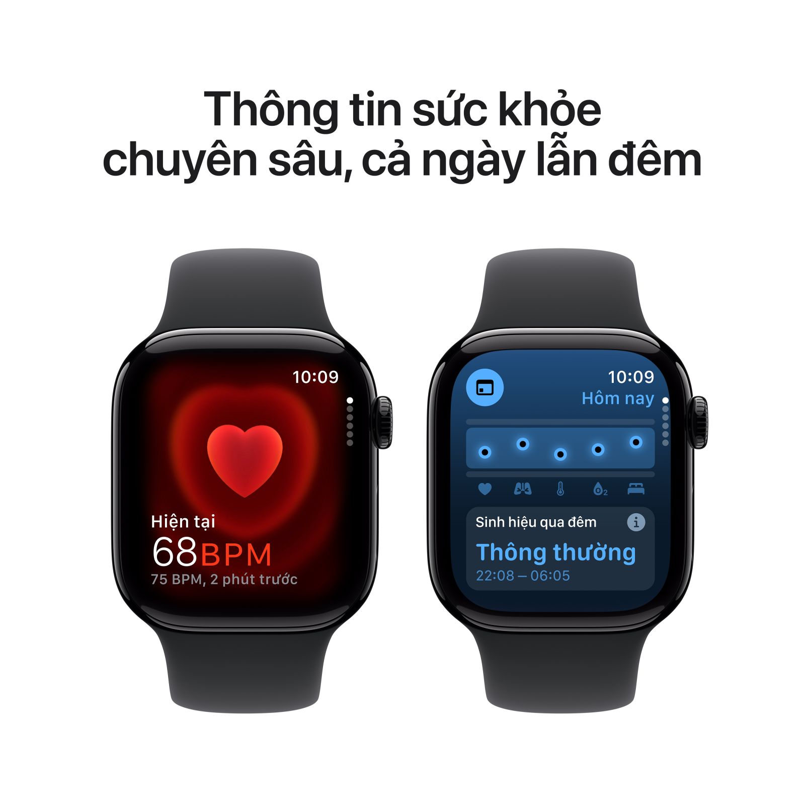Apple Watch Series 10 46mm GPS - Viền Nhôm, Dây Cao Su Size M/L | Chính hãng VN 5