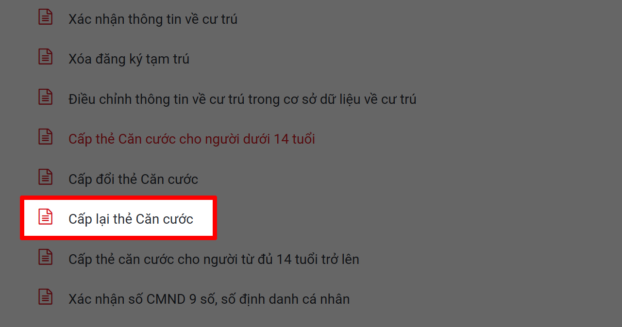 Hướng dẫn đổi thẻ căn cước online sau sáp nhập tỉnh 9 Hướng dẫn đổi thẻ căn cước online sau sáp nhập tỉnh 9