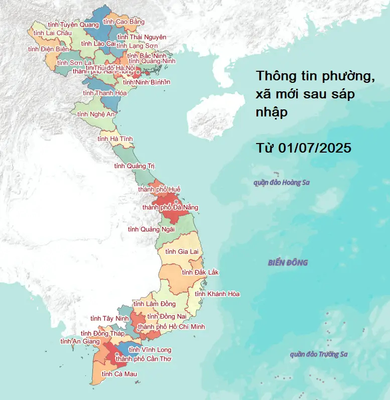 Chi tiết cách tra cứu phường, xã mới sau sáp nhập trên toàn quốc 3 Chi tiết cách tra cứu phường, xã mới sau sáp nhập trên toàn quốc 3