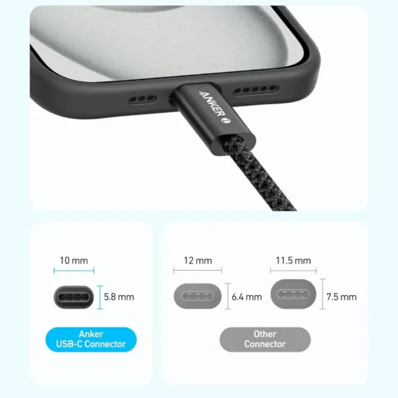 Cáp sạc Anker Zolo USB-C to USB-C 240W 1M A8060 3