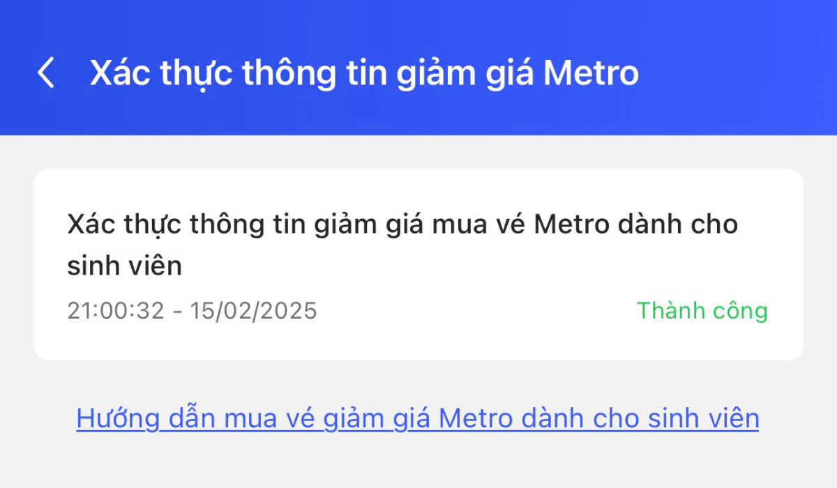 Mẹo mua vé Metro giảm giá cho sinh viên cực tiện lợi, dễ làm