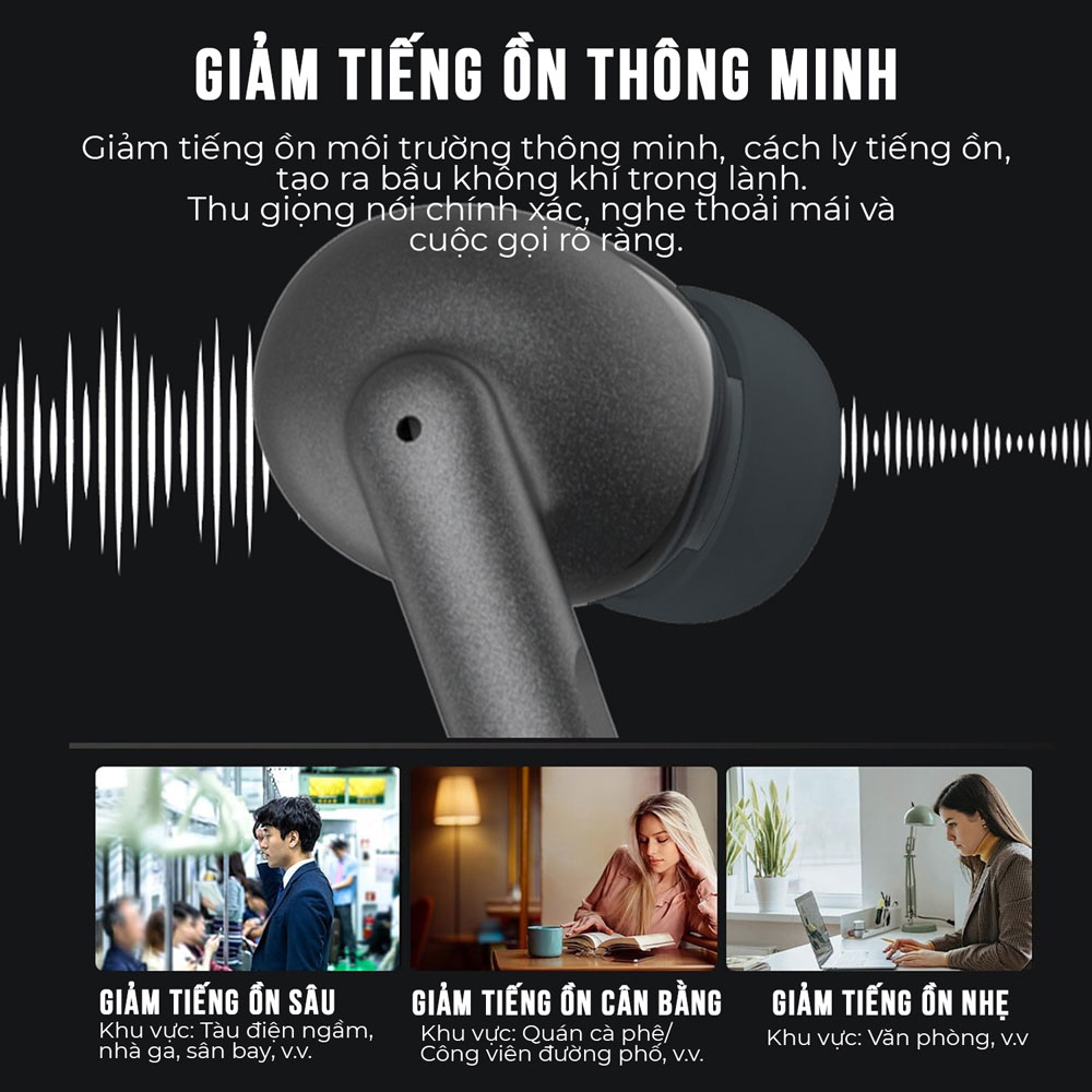 Tai nghe Bluetooth True Wireless StarGO Hero