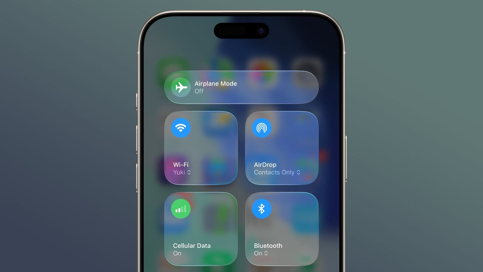 2.3. Hiển thị đúng thông tin Wi-Fi trong Control Center